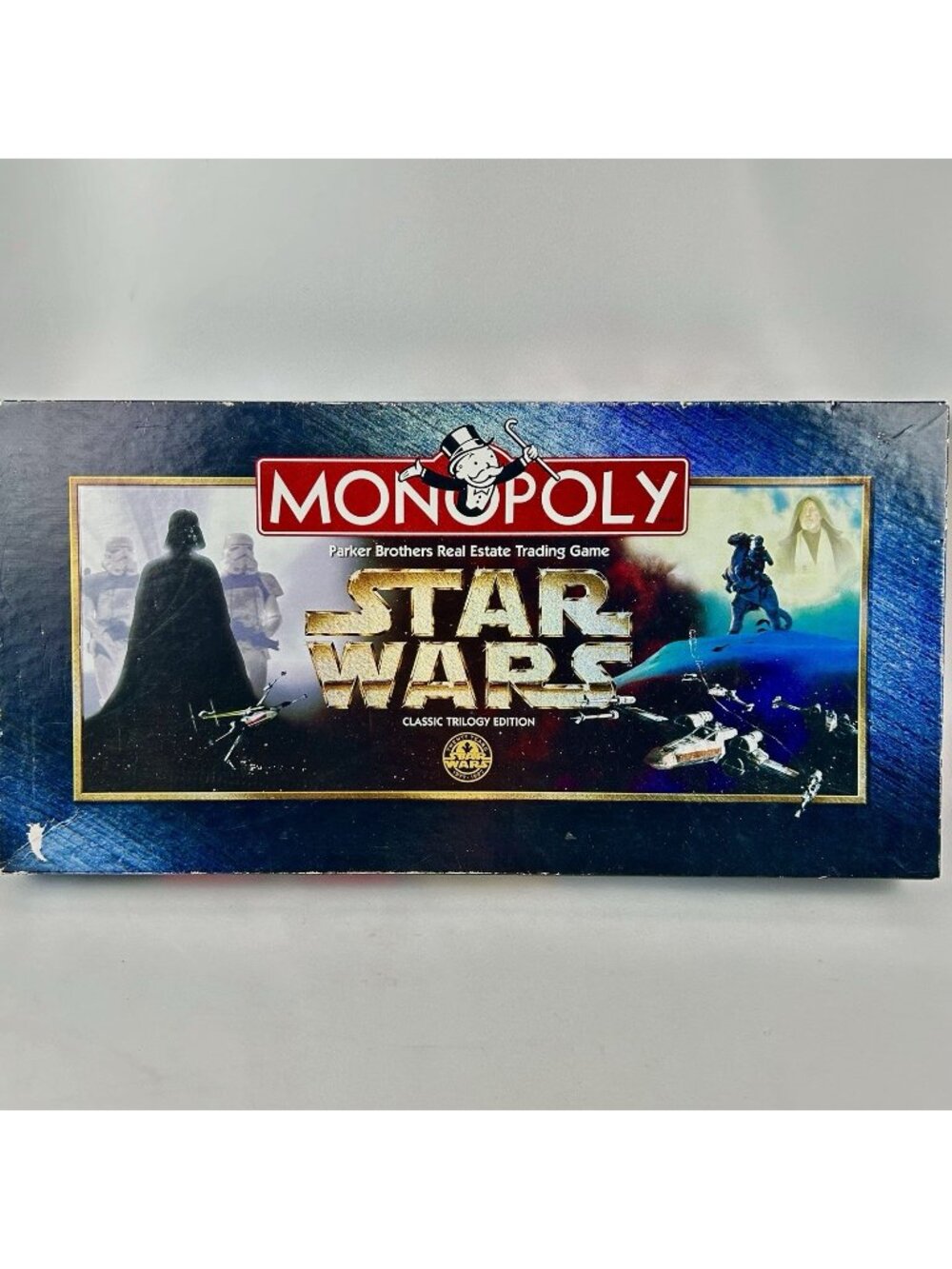 Vintage Parker Brothers Star Wars Monopoly Classic Trilogy Edition 1997 Complete